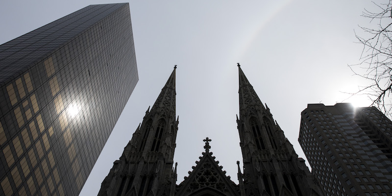 Le guglie della cattedrale di St. Patrick a New York. (Drew Angerer/Getty Images)