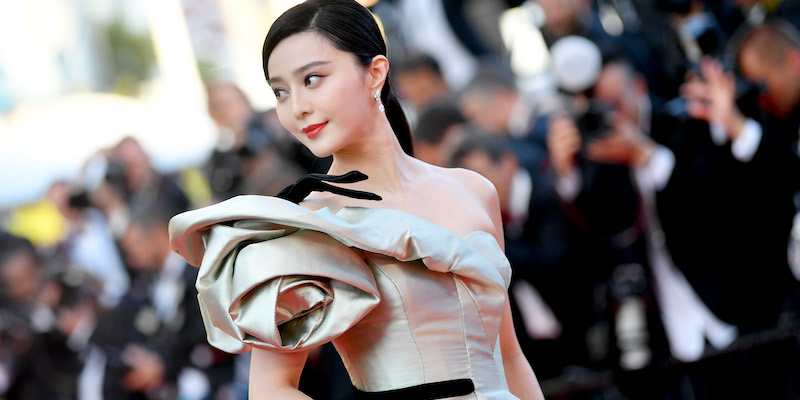 L'attrice cinese Fan Bingbing al festival di Cannes, l'11 maggio 2018 (Emma McIntyre/Getty Images)