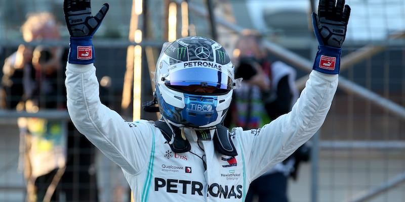 Valtteri Bottas a Baku (Charles Coates/Getty Images)