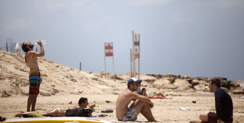 Una spiaggia di Tel Aviv (Lior Mizrahi/Getty Images)