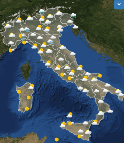 Previsioni per il 25 aprile 2019