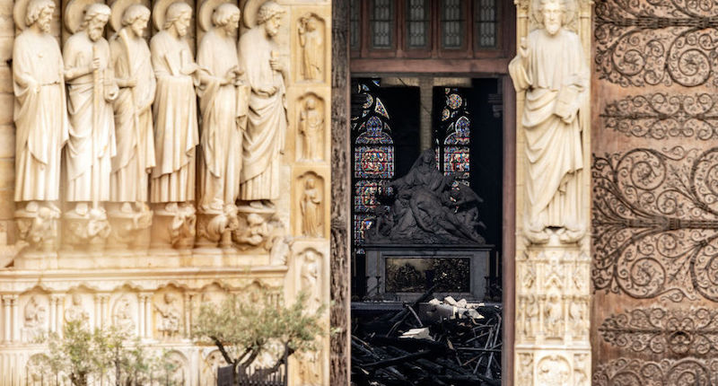 Notre-Dame, Parigi, 16 aprile
(Dan Kitwood/Getty Images)