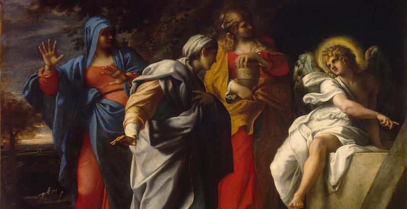 "Pie donne al sepolcro", dipinto di Annibale Carracci (Wikipedia)