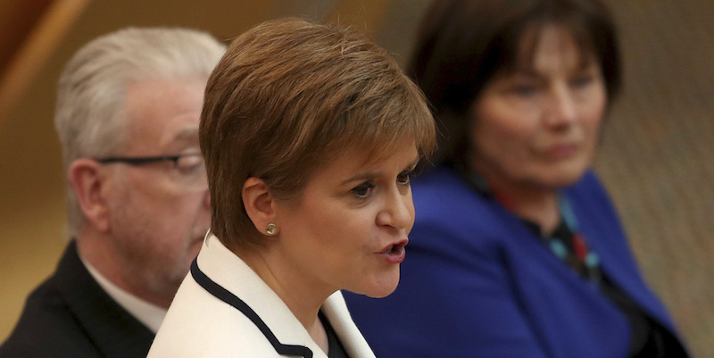 La prima ministra scozzese Nicola Sturgeon (Jane Barlow/PA Wire)