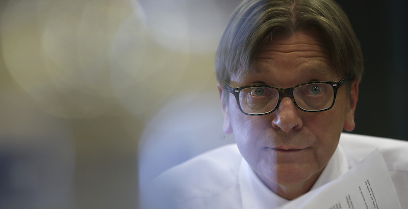 Guy Verhofstadt. (AP Photo/Francisco Seco)