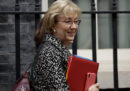 Andrea Leadsom, leader britannica della Camera dei Comuni, si è dimessa dal governo