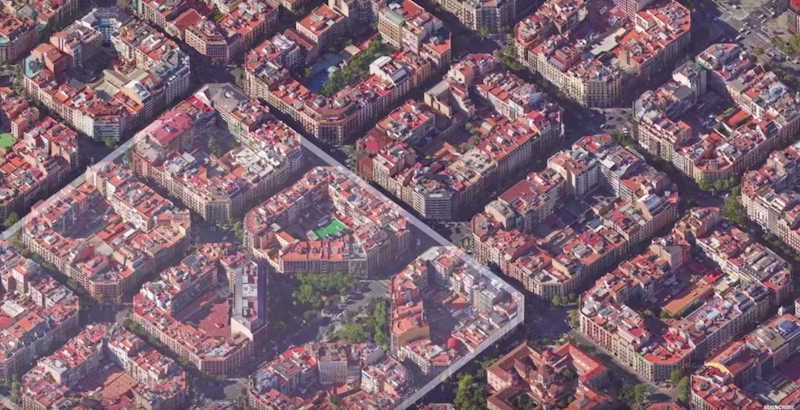 Barcellona dall'alto (video di Vox)