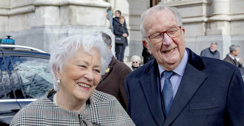 L'ex re del Belgio Alberto II e la moglie, la regina Paola, Bruxelles, 19 febbraio 2019
(Albert Nieboer/picture-alliance/dpa/AP Images)