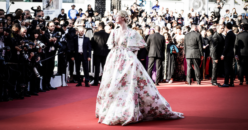 L'attrice Elle Fanning alla proiezione di Les Miserables al festival di Cannes, 15 maggio
(Vittorio Zunino Celotto/Getty Images)