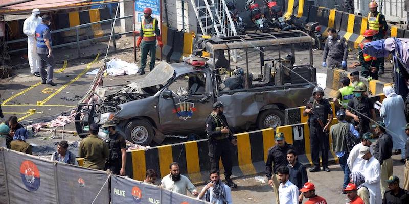 Lahore, Pakistan, 8 maggio
(EPA/STRINGER/Ansa)