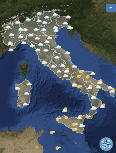 Previsioni meteo per il 19 maggio 2019