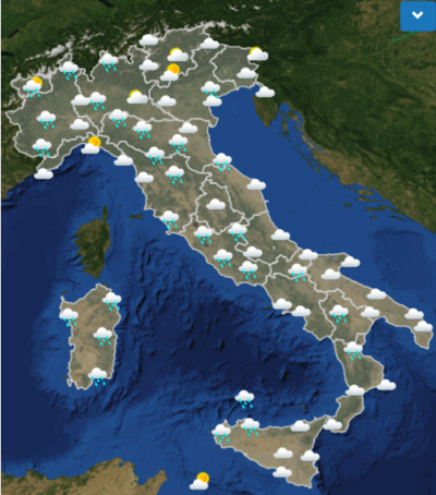 Meteo domenica 26 maggio