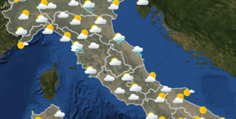 Meteo di giovedì