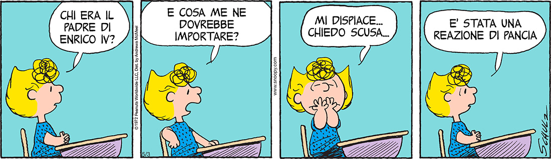 Peanuts 2019 maggio 3