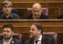 Cinque parlamentari catalani in carcere per la loro attività indipendentista hanno partecipato alla seduta inaugurale del Parlamento spagnolo