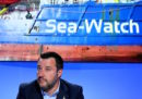 Salvini vuole vietare l'ingresso della Sea Watch 3 in acque italiane