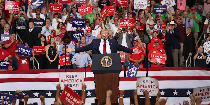 Trump ha avviato ufficialmente la campagna per la sua rielezione nel 2020