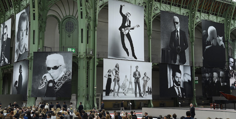 L'unica cerimonia per ricordare lo stilista Karl Lagerfeld