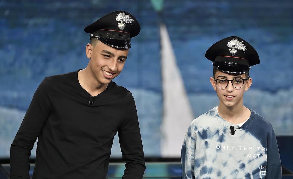 Ramy Shehata e Adam El Hamami durante la trasmissione televisiva "Che tempo che fa", a Milano, il 24 Marzo 2019 (ANSA/FLAVIO LO SCALZO)