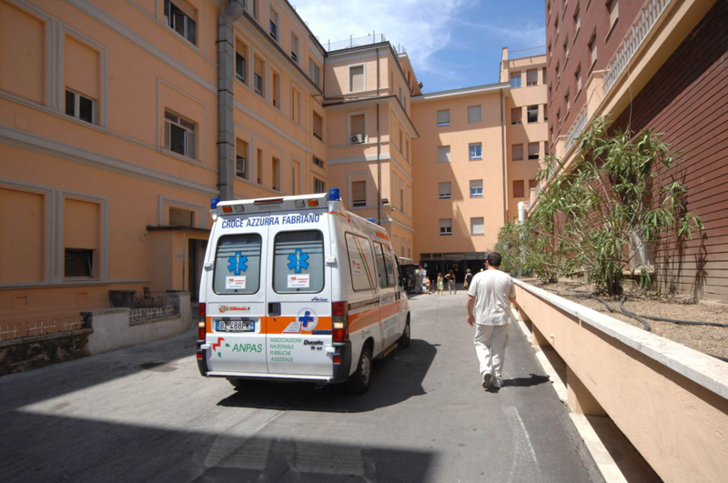 L'ospedale Salesi di Ancona. (ANSA/ CRISTIANO CHIODI)