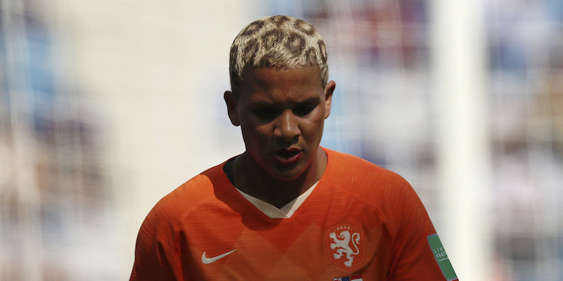 L'olandese Shanice Van De Sanden nella partita contro la Nuova Zelanda (AP Photo/Francisco Seco)