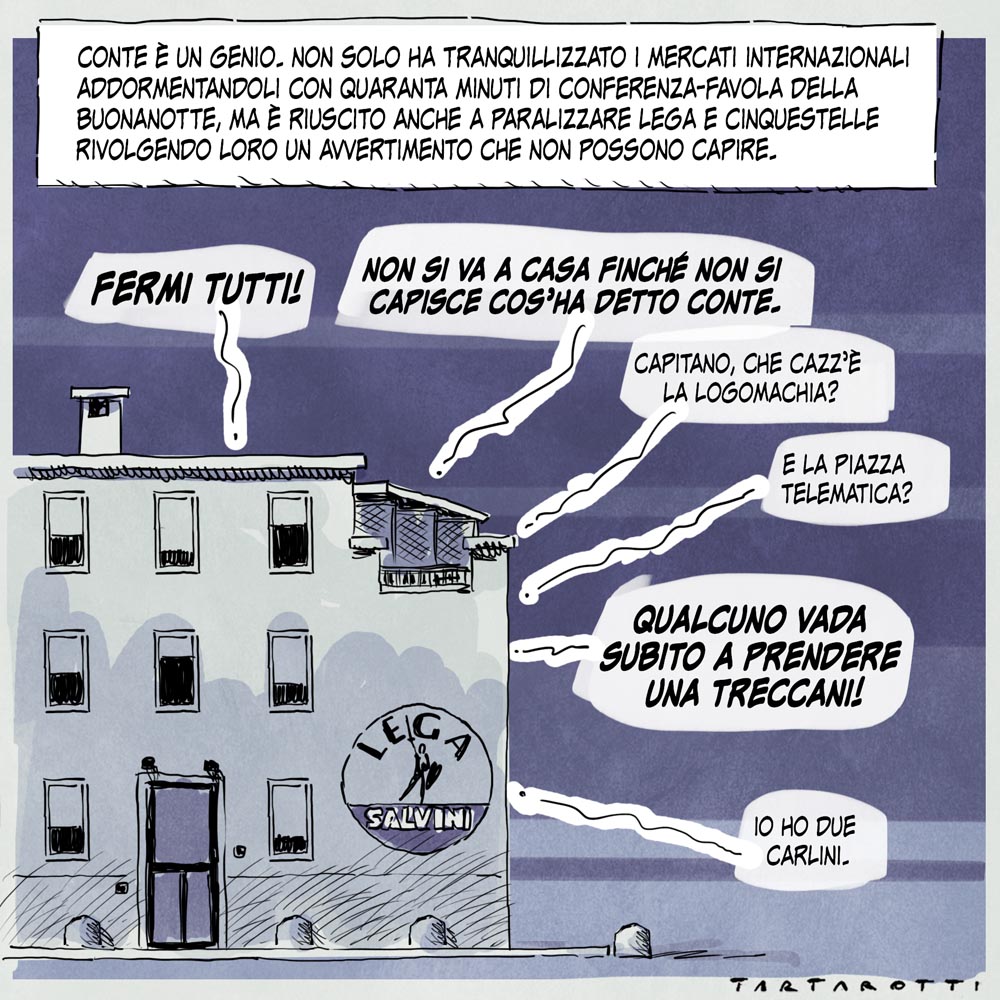 Conte che culla i mercati