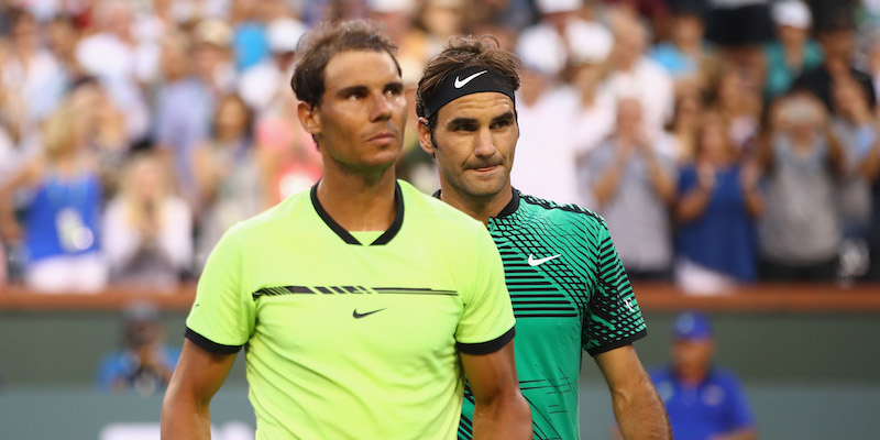 Rafael Nadal e Roger Federer (Getty Images)