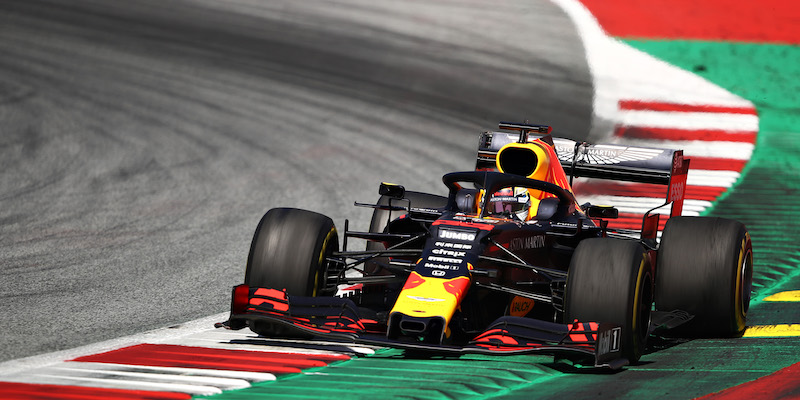 Max Verstappen durante il Gran Premio d'Austria di Formula 1 (Bryn Lennon/Getty Images)