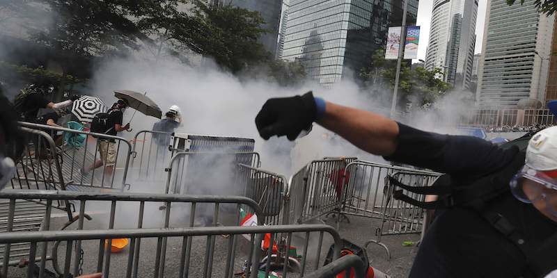Hong Kong, 12 giugno
(AP Photo/Kin Cheung)
