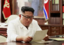 Kim Jong-un ha detto di avere ricevuto una «eccellente» lettera da Donald Trump