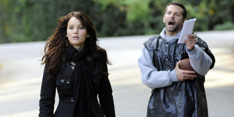 Jennifer Lawrence e Bradley Cooper in "Il lato positivo"(2012)