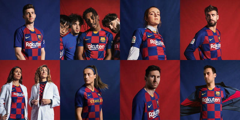 La nuova maglia casalinga del Barcellona (Nike)