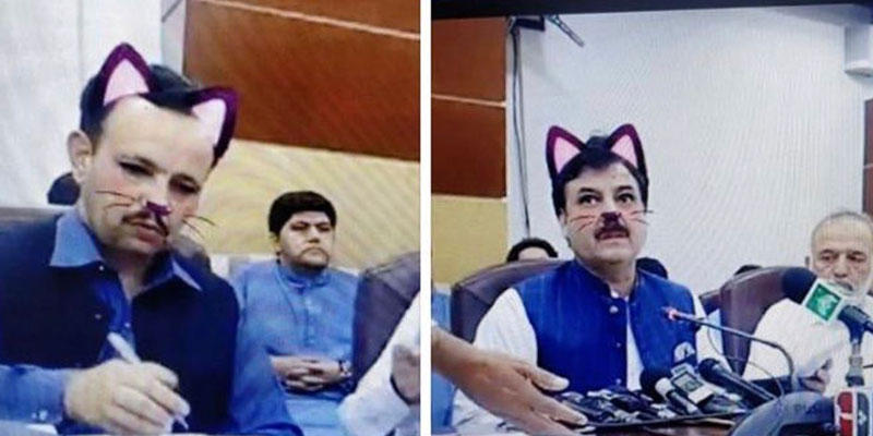 L’involontaria diretta Facebook pucciosa di alcuni funzionari pakistani