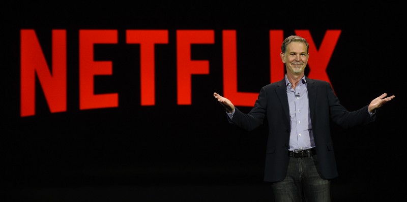 Il CEO di Netflix Reed Hastings (Ethan Miller/Getty Images)