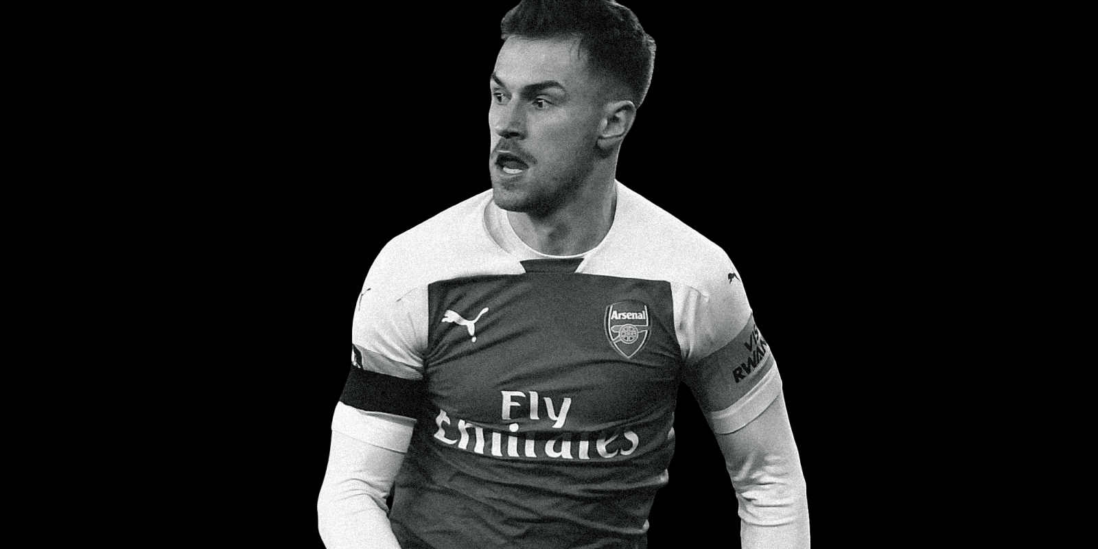 Aaron Ramsey con la maglia dell'Arsenal (Gety Images)