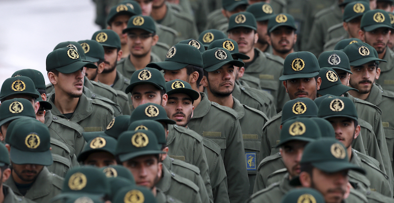 Guardie rivoluzionarie dell'Iran (AP Photo/Vahid Salemi)