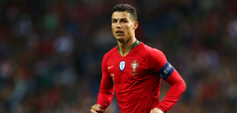 Cristiano Ronaldo nella partita tra Portogallo e Svizzera del 5 giugno. (Jan Kruger/Getty Images)