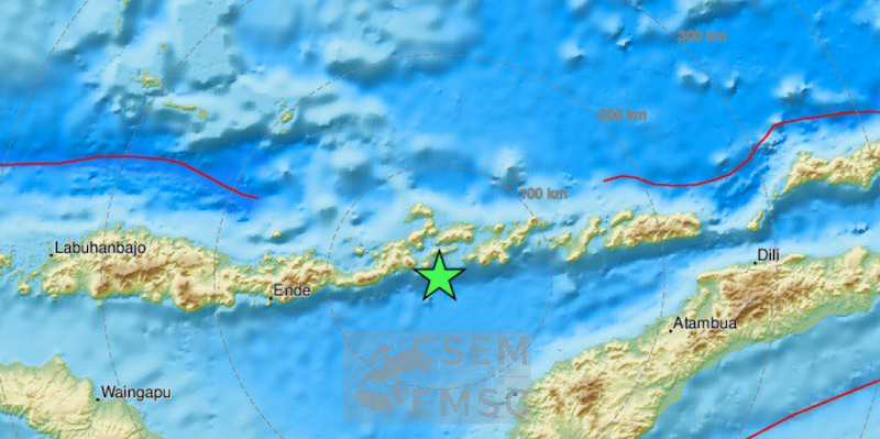 C’è stato un terremoto di magnitudo 5,5 in Indonesia