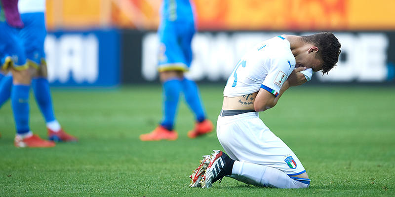 L'Italia Under 20 è stata eliminata Mondiali di calcio