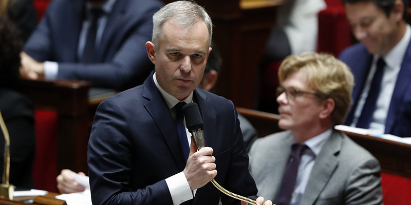 Francois de Rugy, Parigi, 4 dicembre 2018 (AP Photo/Thibault Camus)