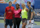 I tennisti Andy Murray e Serena Williams giocheranno insieme nel torneo di doppio misto a Wimbledon