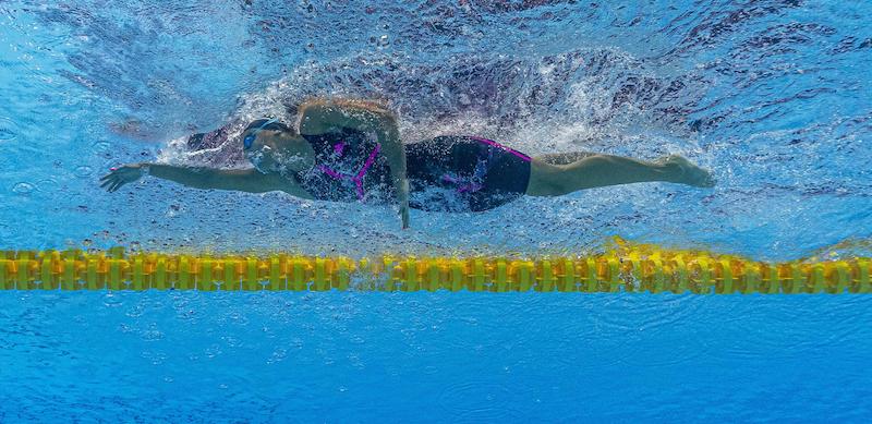 Simona Quadarella ha vinto la medaglia d'argento negli 800 stile libero ai Mondiali di nuoto