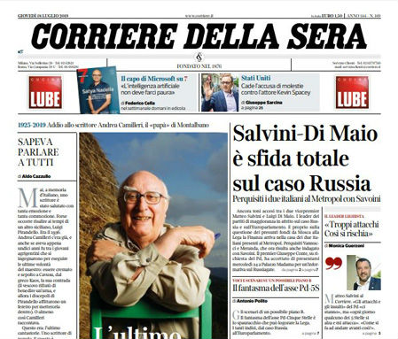 Il giornaleil corriere della sera