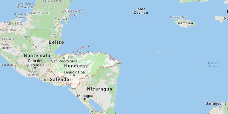 Гондурас на карте Америки. Гондурас на карте Северной Америки. Гондурас физическая карта.