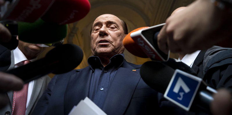Silvio Berlusconi è stato condannato per diffamazione per aver dato del “fallito” a Renato Soru nel 2009