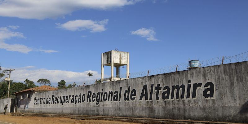 Il carcere di Altamira, in Brasile, il 29 luglio 2019 (Wilson Soares/Panamazonica via AP)