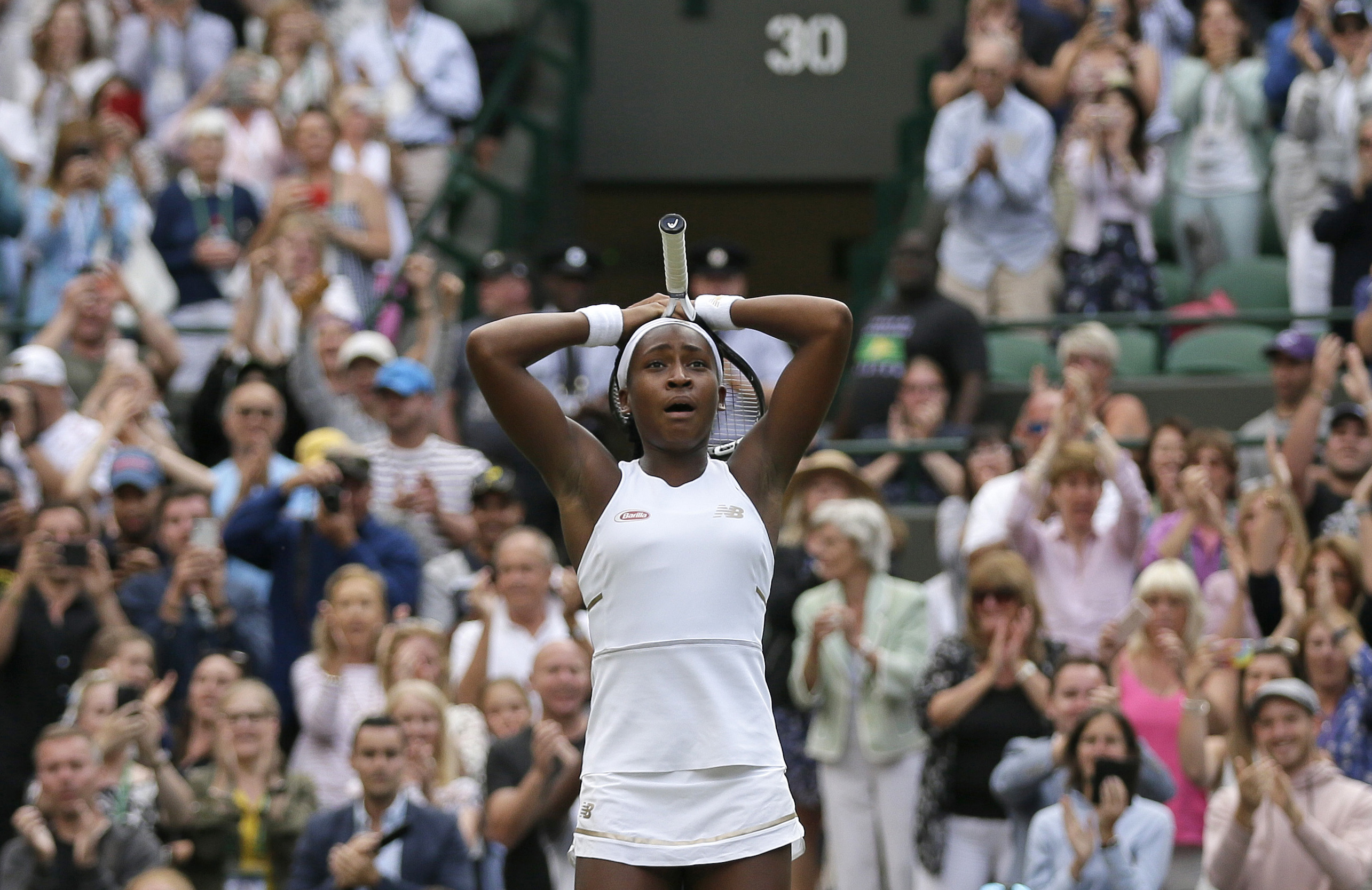 Cori Gauff (AP Photo/Tim Ireland)