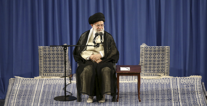 La Guida suprema iraniana Ali Khamenei (Office of the Iranian Supreme Leader via AP)