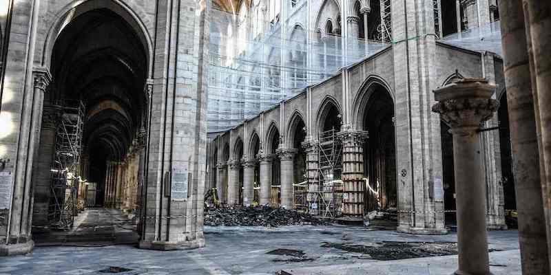 Cattedrale di Notre-Dame, Parigi, 17 luglio
(STEPHANE DE SAKUTIN/AFP/LaPresse)