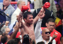 Il pugile filippino Manny Pacquiao ha vinto il titolo WBA dei pesi welter, a 40 anni